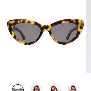 Illesteva Tortoise Cat-Eye Sunglasses